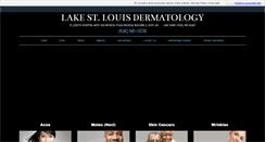 Desktop Screenshot of lakestlderm.com