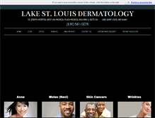 Tablet Screenshot of lakestlderm.com